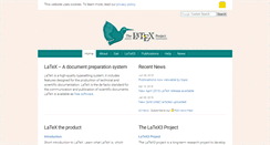 Desktop Screenshot of latex-project.org